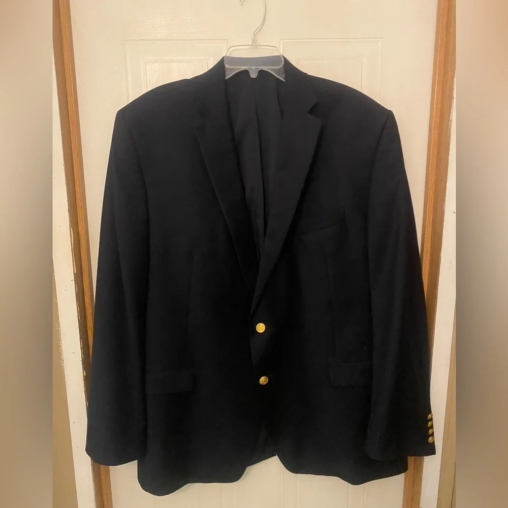 Lauren Ralph Lauren Navy Sport Coat with Gold Buttons